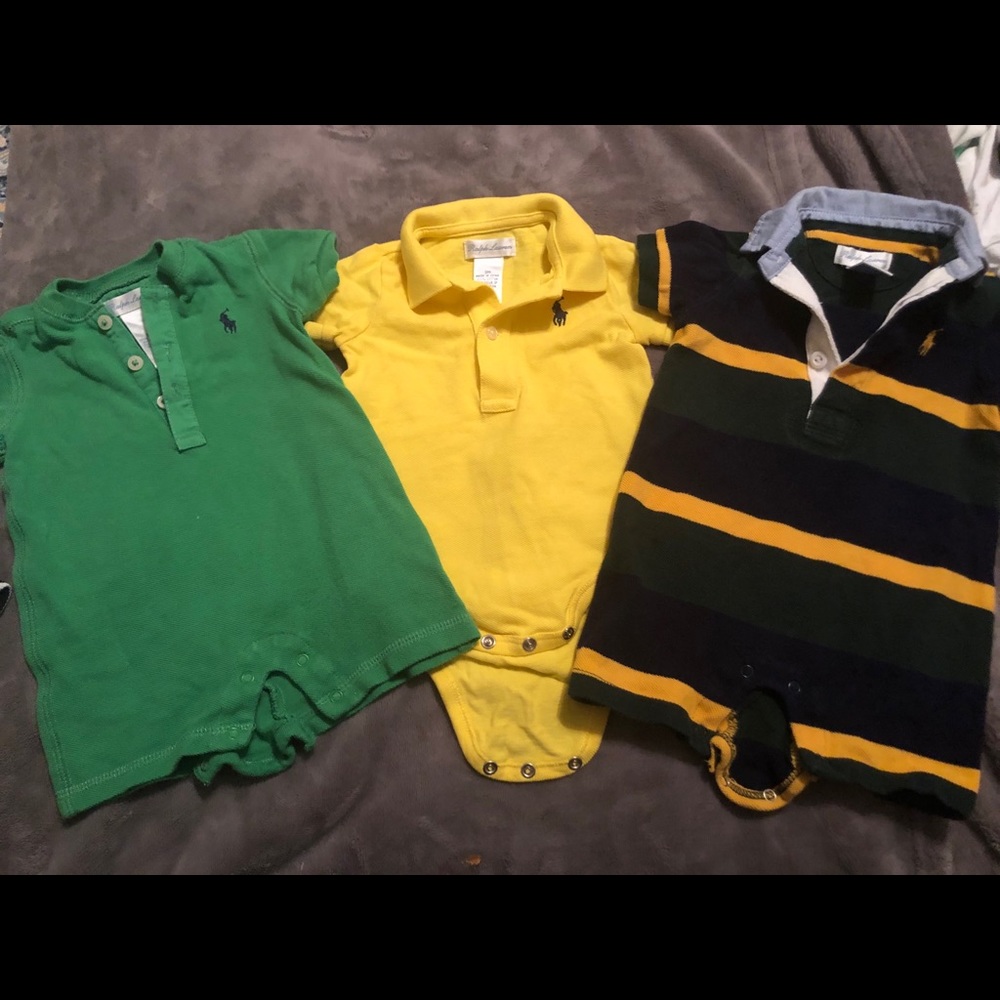 3 Short Sleeve Onesies